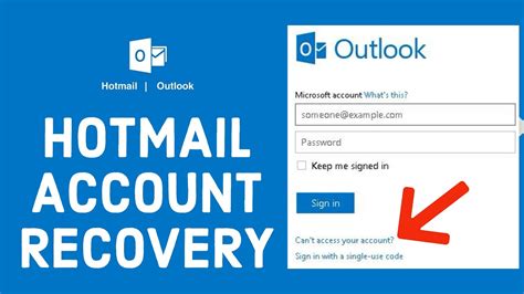 hotmail can't sign in